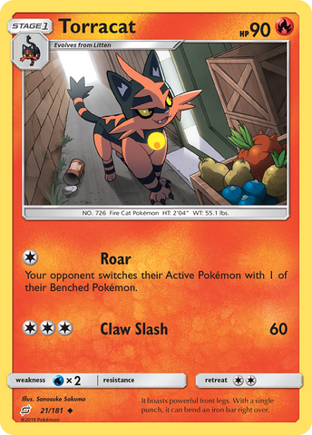 Torracat (21/181) [Sun &amp; Moon: Team Up] 