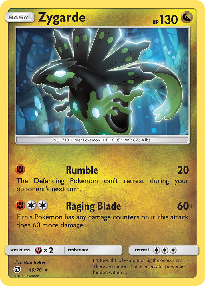 Zygarde (49/70) [Sun &amp; Moon: Dragon Majesty] 