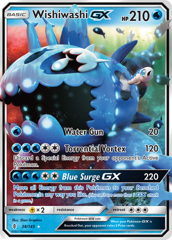 Wishiwashi GX (38/145) [Sun &amp; Moon: Guardians Rising] 