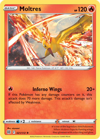 Moltres (021/172) [Sword &amp; Shield: Brilliant Stars] 