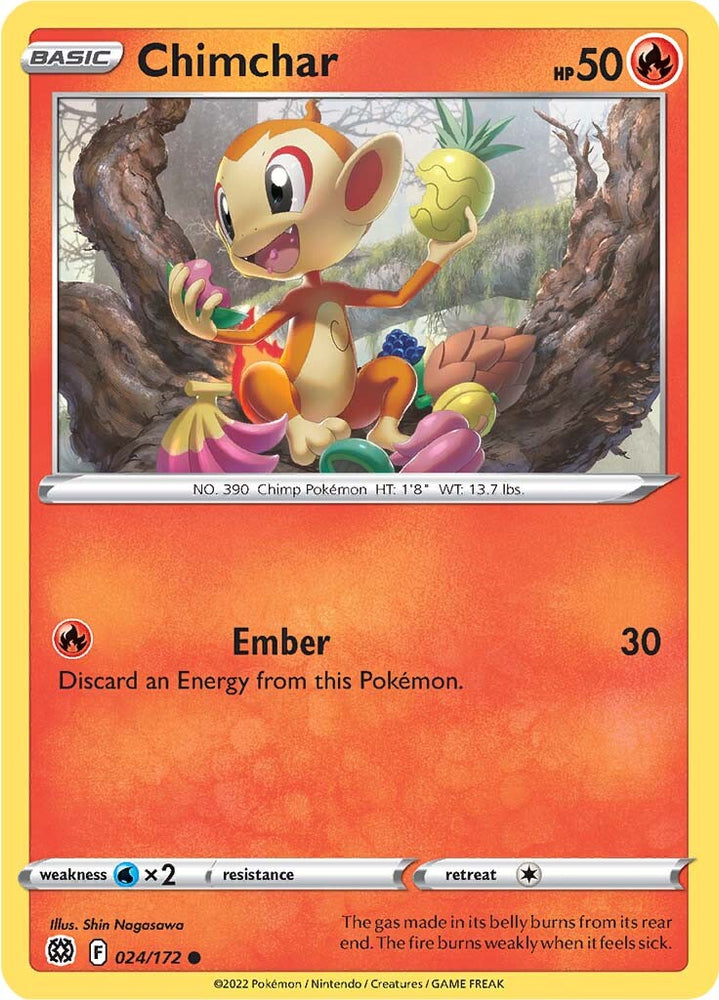 Chimchar (024/172) [Sword &amp; Shield: Brilliant Stars] 