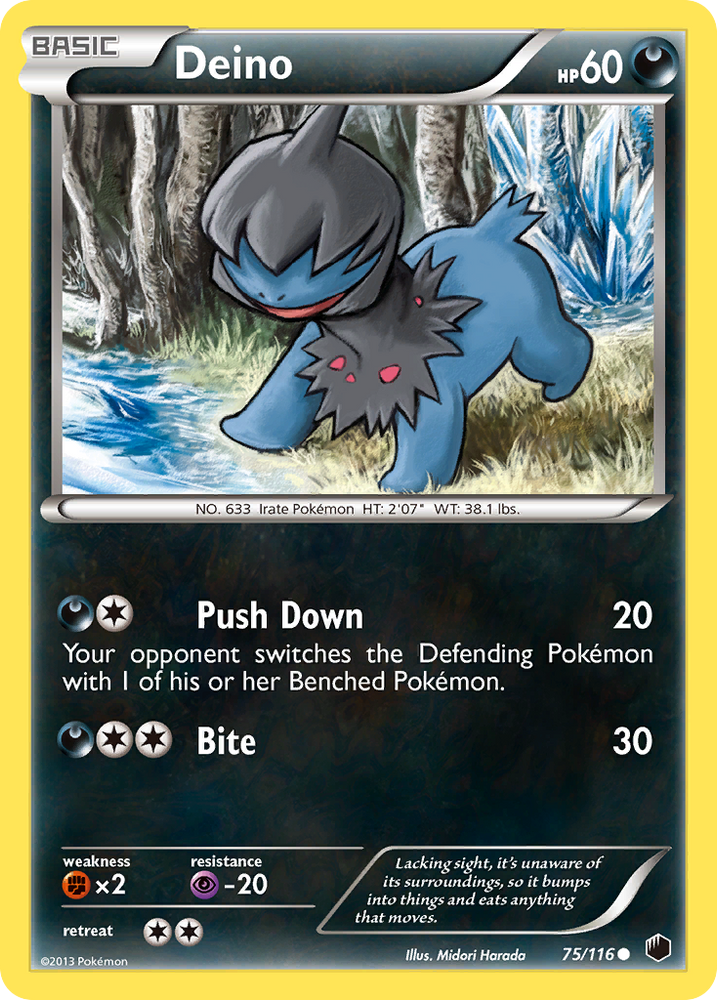Deino (75/116) [Black &amp; White: Plasma Freeze] 