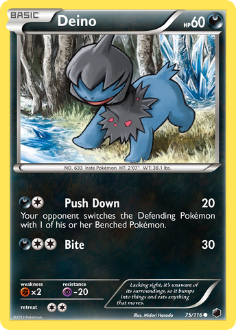 Deino (75/116) [Black &amp; White: Plasma Freeze] 