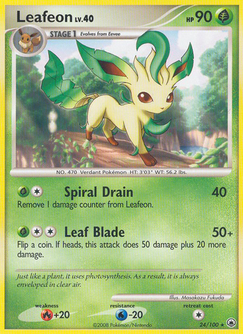 Leafeon (24/100) [Diamond &amp; Pearl: Majestic Dawn] 