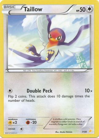 Taillow (7/30) [XY: Trainer Kit 3 - Free Pikachu] 