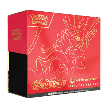 Scarlet &amp; Violet - Elite Trainer Box (Koraidon) (Pokemon Center Exclusive) 