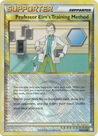 Professor Elm's Training Method (100/123) (League Promo) [HeartGold &amp; SoulSilver: Base Set] 