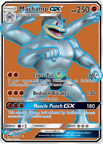 Machamp GX (135/147) [Sun &amp; Moon: Burning Shadows] 