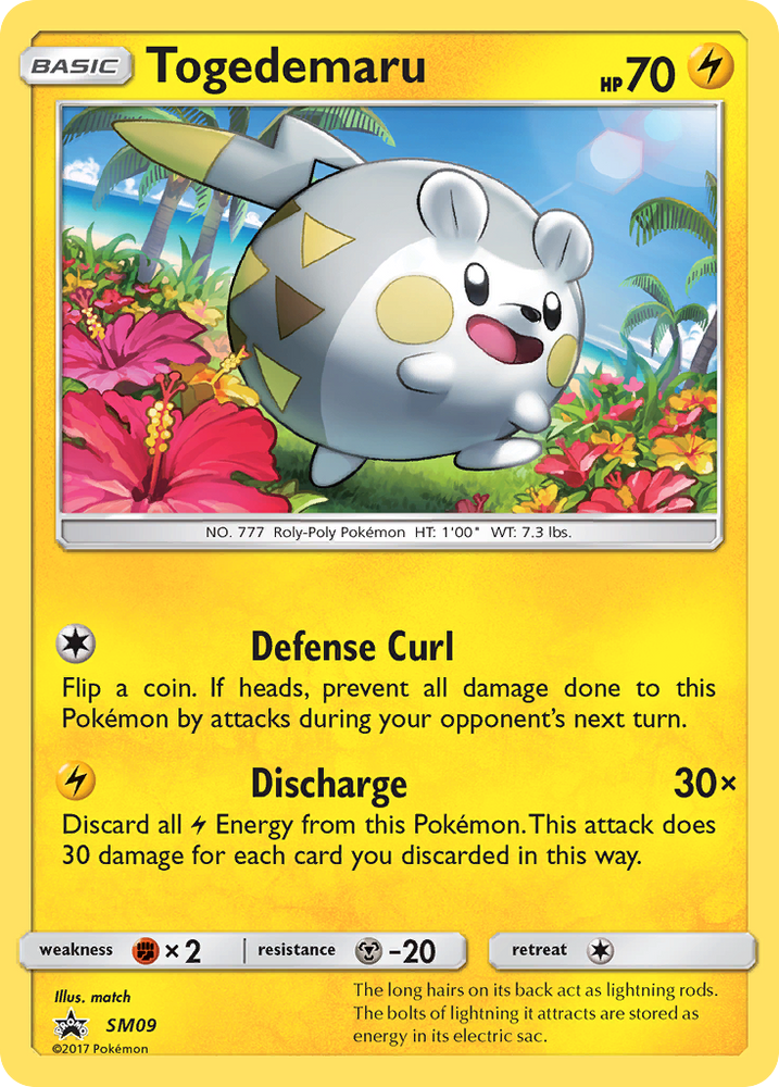 Togedemaru (SM09) [Sun &amp; Moon: Black Star Promos] 