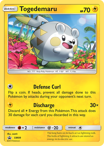 Togedemaru (SM09) [Sun &amp; Moon: Black Star Promos] 