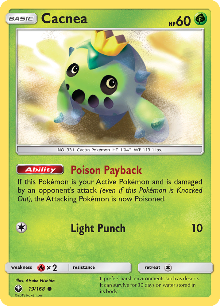 Cacnea (19/168) [Sun &amp; Moon: Celestial Storm] 