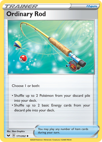 Ordinary Rod (171/202) [Sword &amp; Shield: Base Set] 