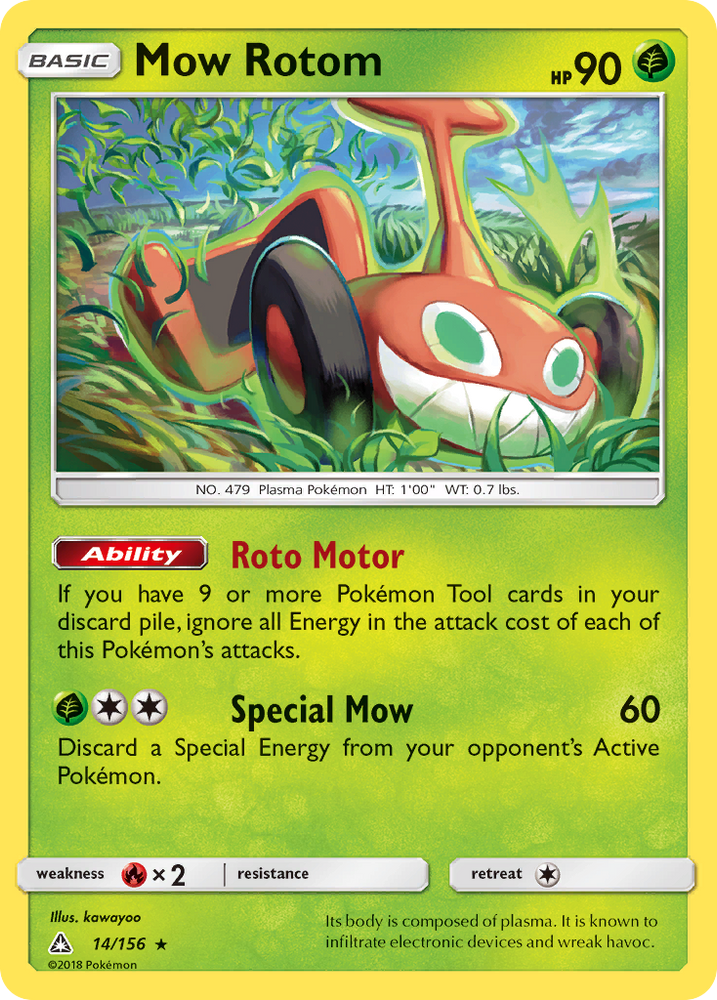 Mow Rotom (14/156) [Sun &amp; Moon: Ultra Prism] 