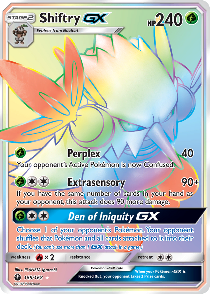 Shiftry GX (169/168) [Sun &amp; Moon: Celestial Storm] 