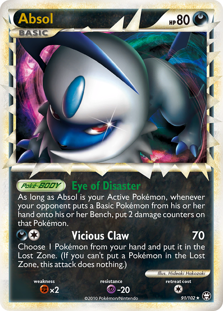 Absol (91/102) [HeartGold &amp; SoulSilver: Triumphant] 