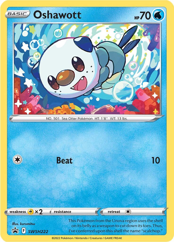 Oshawott (SWSH222) [Sword &amp; Shield: Black Star Promos] 