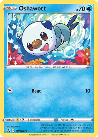 Oshawott (SWSH222) [Sword &amp; Shield: Black Star Promos] 