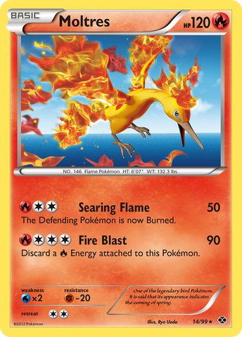 Moltres (14/99) [Black &amp; White: Next Destinies] 