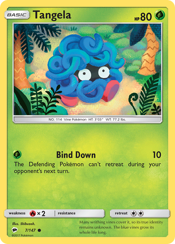 Tangela (7/147) [Sun &amp; Moon: Burning Shadows] 