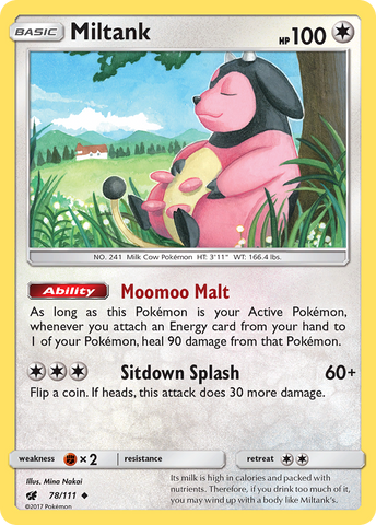 Miltank (78/111) [Sun &amp; Moon: Crimson Invasion] 