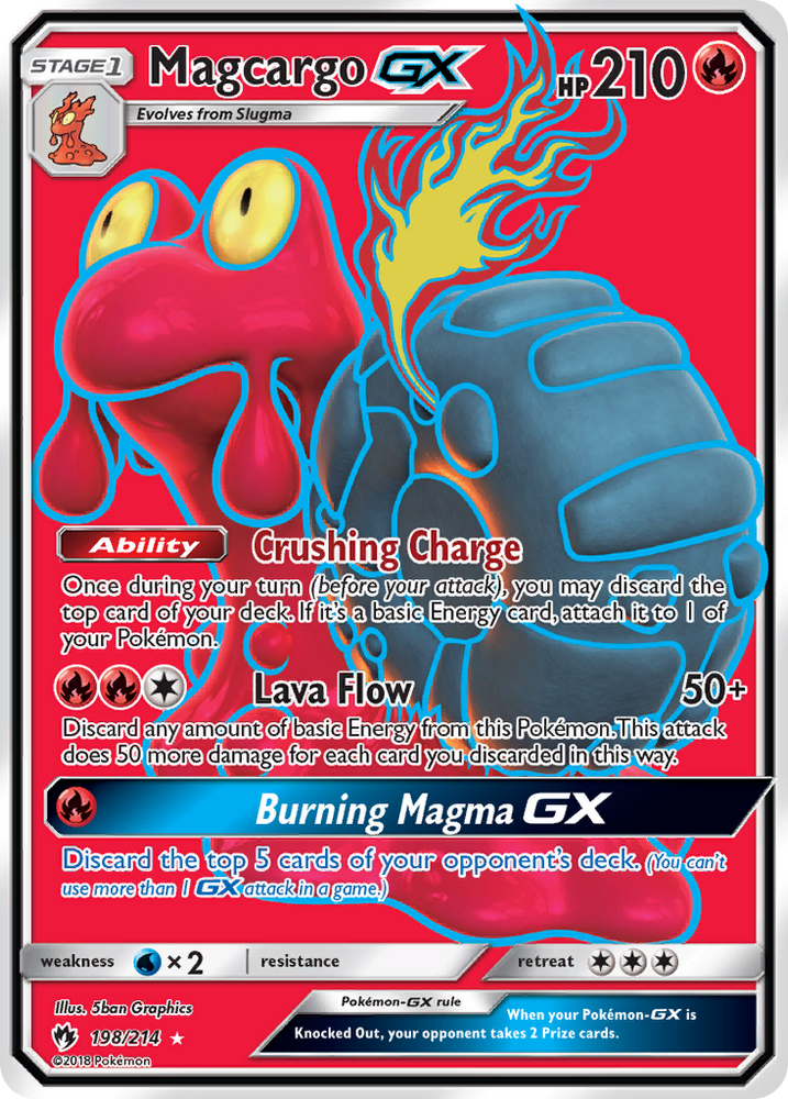 Magcargo GX (198/214) [Sun &amp; Moon: Lost Thunder] 