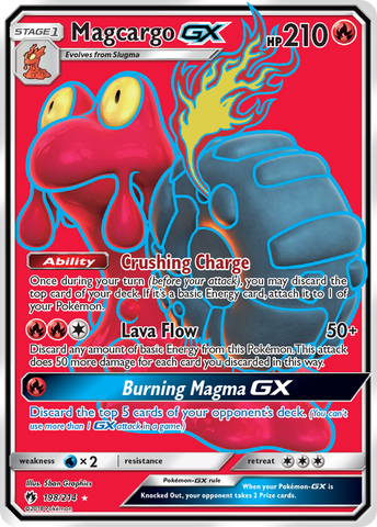 Magcargo GX (198/214) [Sun &amp; Moon: Lost Thunder] 