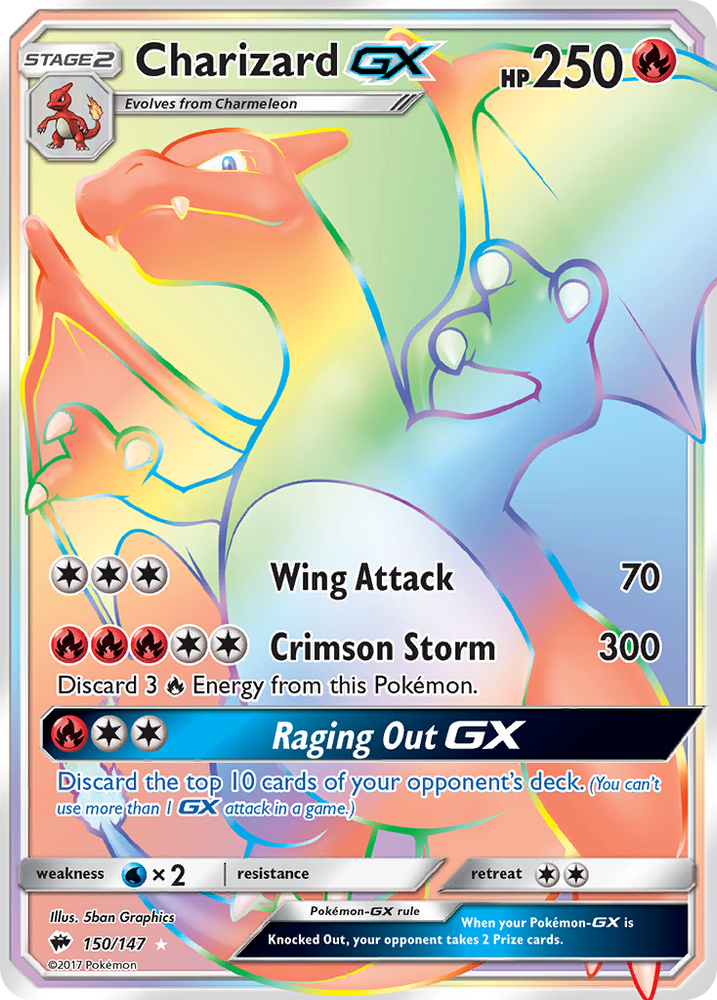 Charizard GX (150/147) [Sun &amp; Moon: Burning Shadows] 