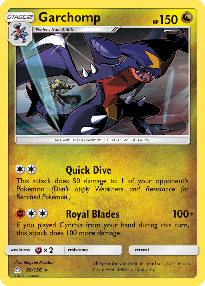 Garchomp (99/156) [Sun & Moon: Ultra Prism]