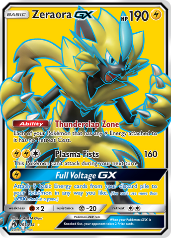 Zeraora GX (201/214) [Sun &amp; Moon: Lost Thunder] 