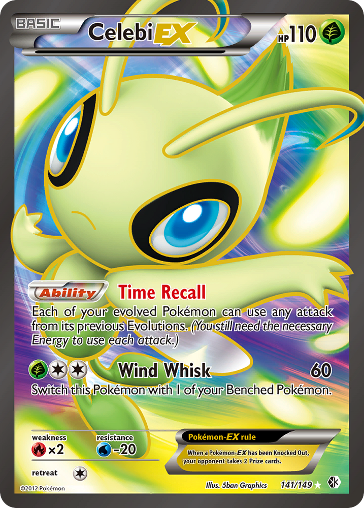 Celebi EX (141/149) [Black &amp; White: Boundaries Crossed] 
