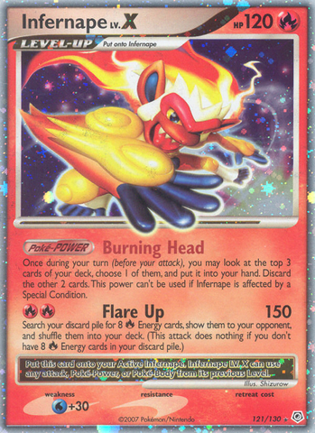 Infernape LV.X (121/130) [Diamond &amp; Pearl: Base Set] 