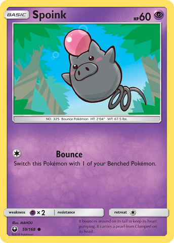 Spoink (59/168) [Sun &amp; Moon: Celestial Storm] 