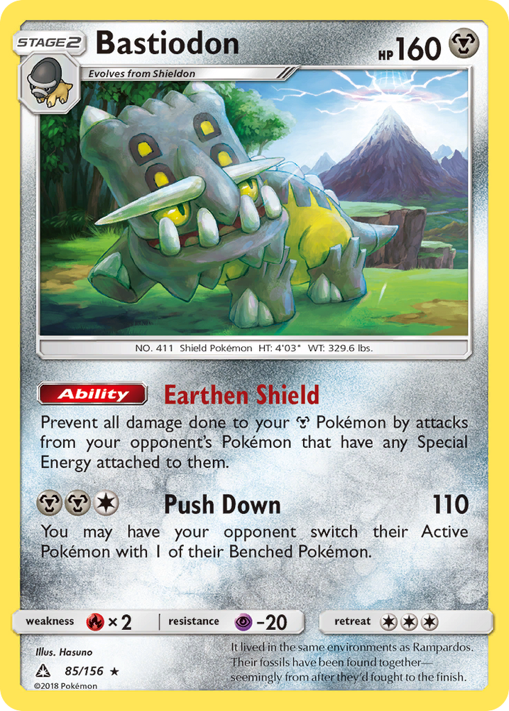 Bastiodon (85/156) [Sun &amp; Moon: Ultra Prism] 