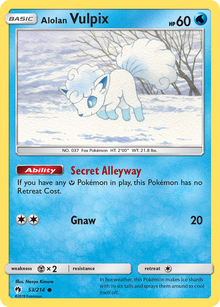 Alolan Vulpix (53/214) [Sun &amp; Moon: Lost Thunder] 