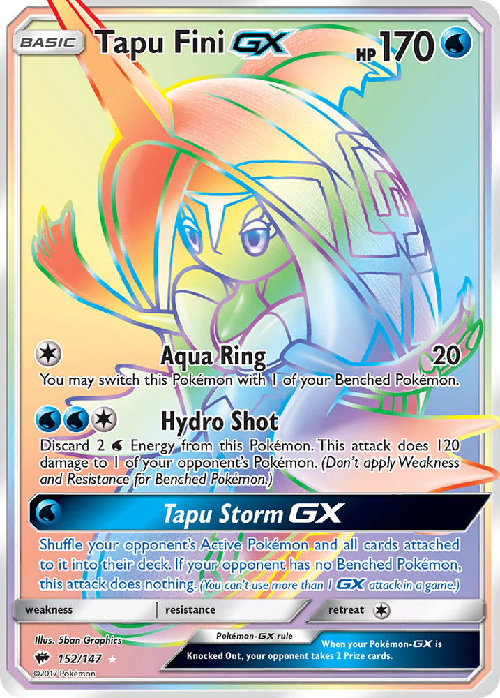 Tapu Fini GX (152/147) [Sun &amp; Moon: Burning Shadows] 