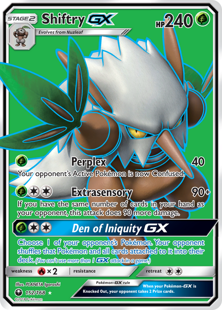 Shiftry GX (152/168) [Sun &amp; Moon: Celestial Storm] 