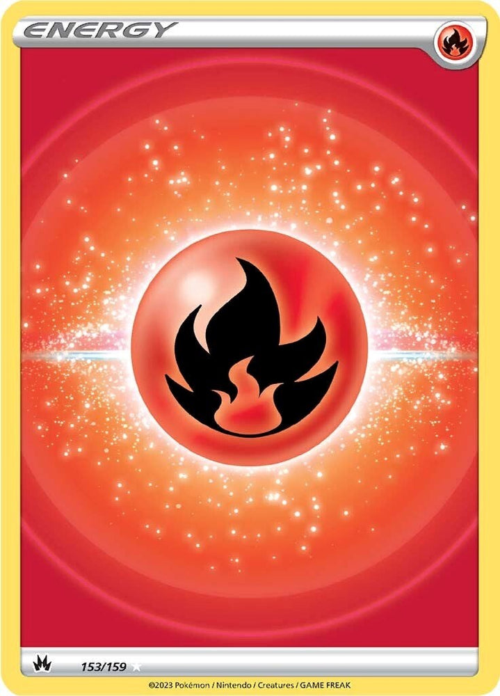 Fire Energy (153/159) (Texture Full Art) [Sword &amp; Shield: Crown Zenith] 