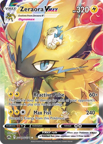 Zeraora VMAX (GG42/GG70) [Sword &amp; Shield: Crown Zenith] 