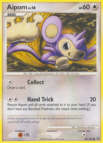 Aipom (50/100) [Diamond &amp; Pearl: Majestic Dawn] 