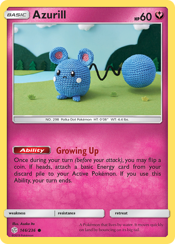 Azurill (146/236) [Sun &amp; Moon: Cosmic Eclipse] 