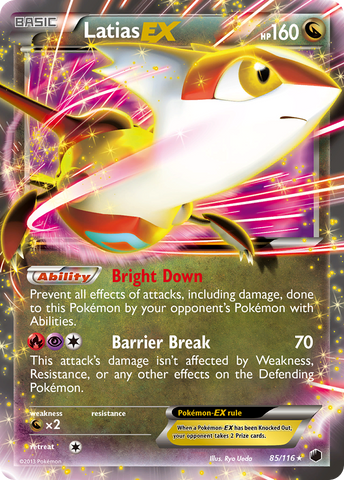 Latias EX (85/116) [Black &amp; White: Plasma Freeze] 