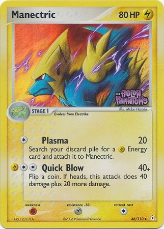 Manectric (46/110) (Stamped) [EX: Holon Phantoms]