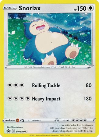 Snorlax (SWSH032) [Sword &amp; Shield: Black Star Promos] 