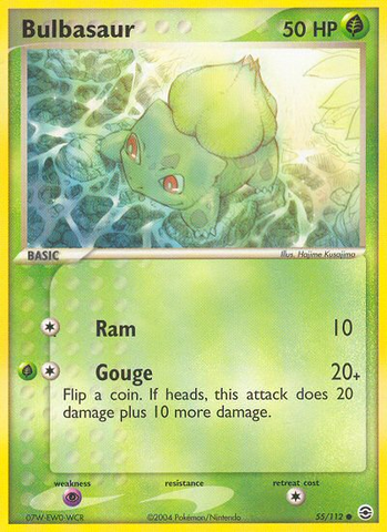 Bulbasaur (55/112) [EX: FireRed &amp; LeafGreen] 