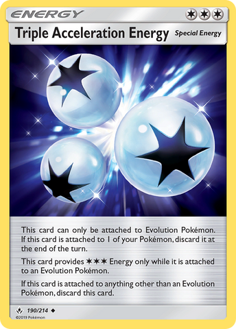Triple Acceleration Energy (190/214) [Sun &amp; Moon: Unbroken Bonds] 