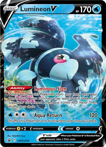 Lumineon V (SWSH250) [Sword &amp; Shield: Black Star Promos] 