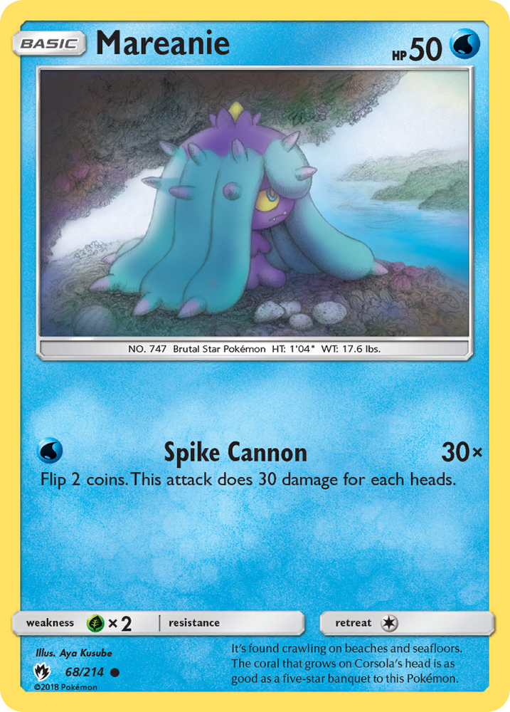 Mareanie (68/214) [Sun &amp; Moon: Lost Thunder] 