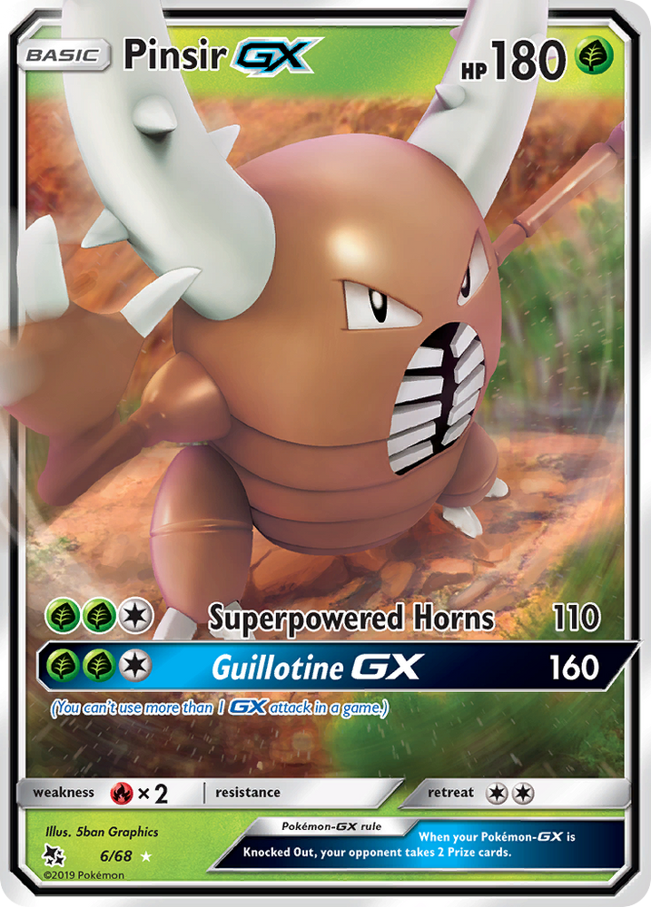 Pinsir GX (6/68) [Sun &amp; Moon: Hidden Fates] 