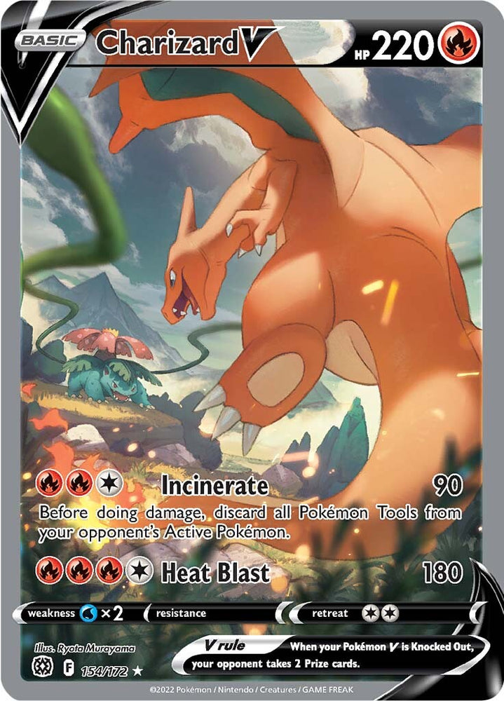 Charizard V (154/172) [Sword &amp; Shield: Brilliant Stars] 