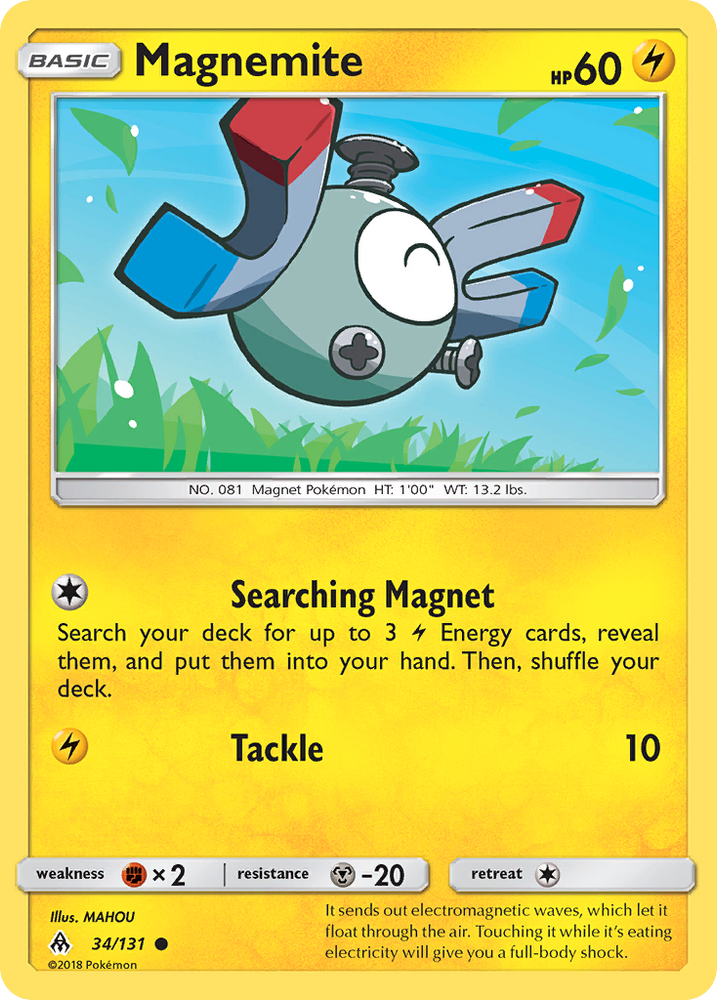 Magnemite (34/131) [Sun &amp; Moon: Forbidden Light] 